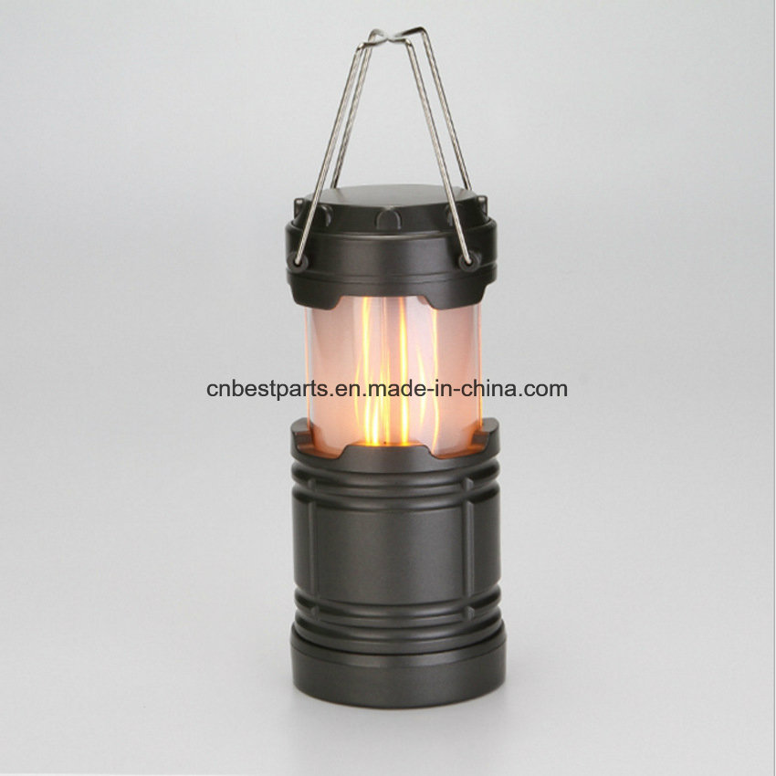 Multi Function Battery Model LED Retractable Flame Camping Lantern