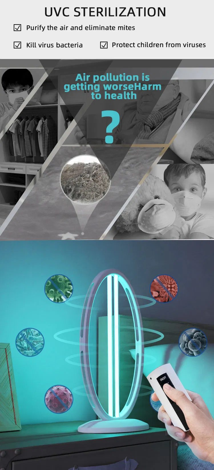 New Keou LED Quartz UV 256nm UVC Germicidal UV Sterilizer Lamp LED UV Lamp