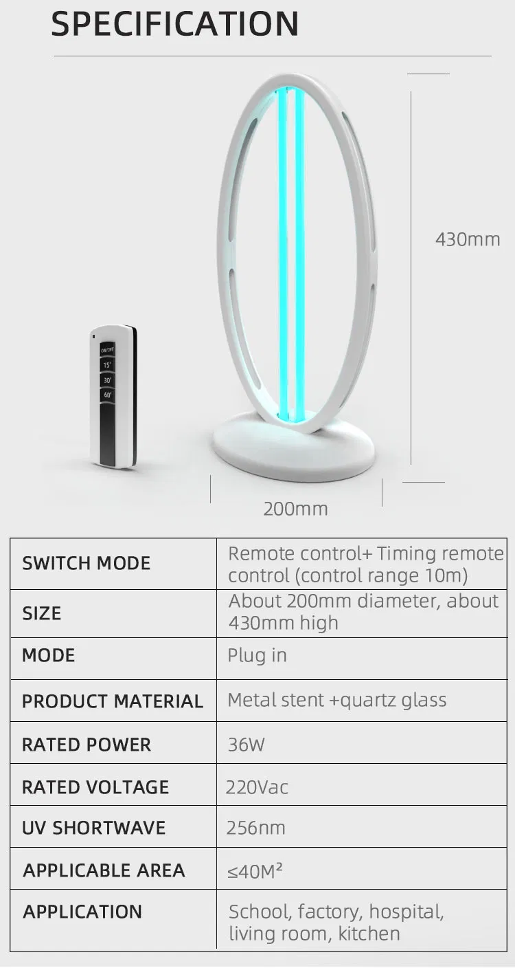 New Keou LED Quartz UV 256nm UVC Germicidal UV Sterilizer Lamp LED UV Lamp