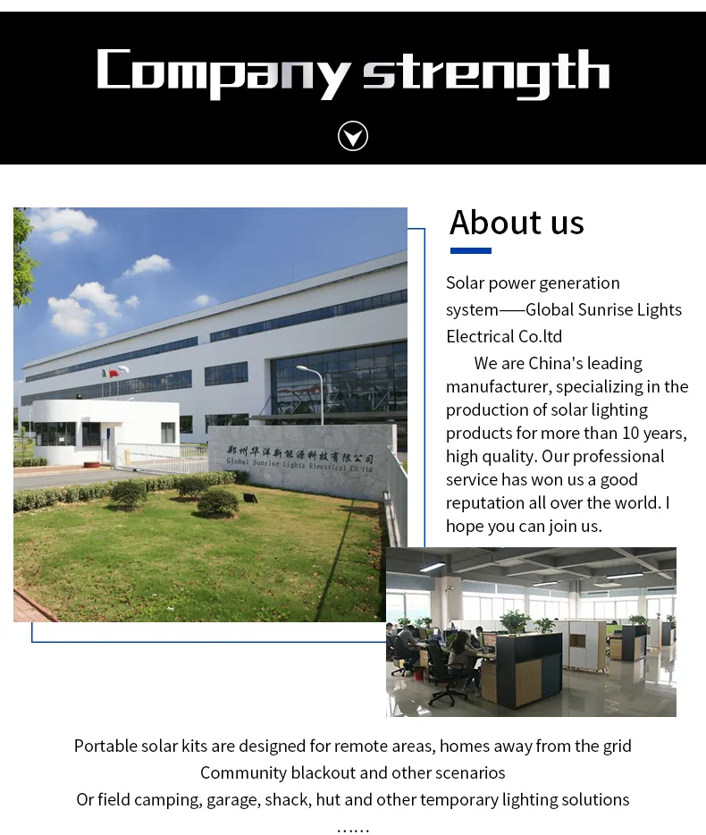 New Solar Lamp Household Power Outage Emergency Solar Power Generation Small System Outdoor Music Multifunctional Integrated Lamp