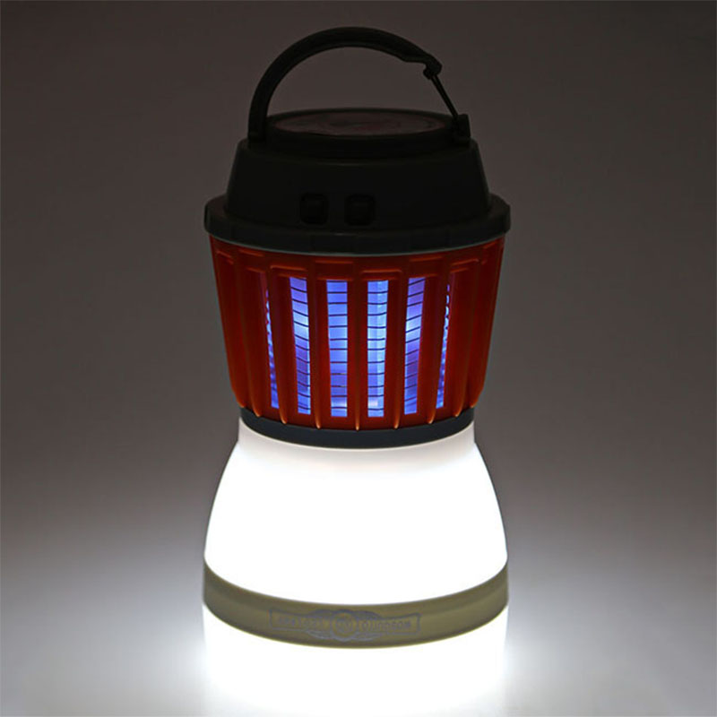 Newest 2 in 1 Waterproof Portable Rechargeable Mosquito Killer Lamp LED for Outdoor Camping, Travelling Lantern