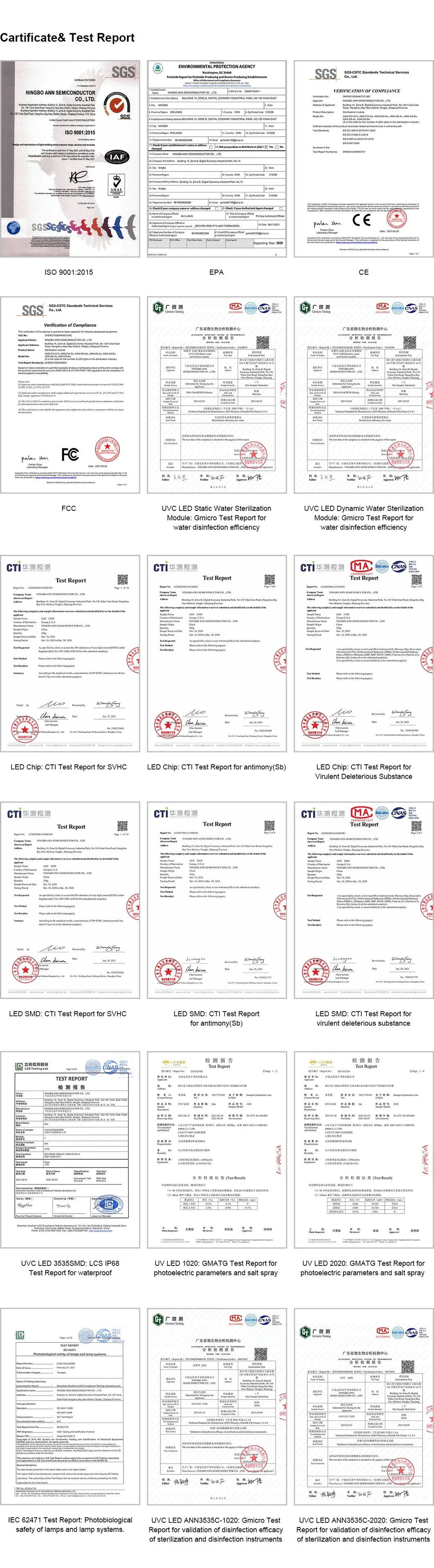 OEM Wholesale 3535 UVC LED 365nm-380nm Ultraviolet Ray 700-1200MW High Power UVA LED Lamp Bead Package