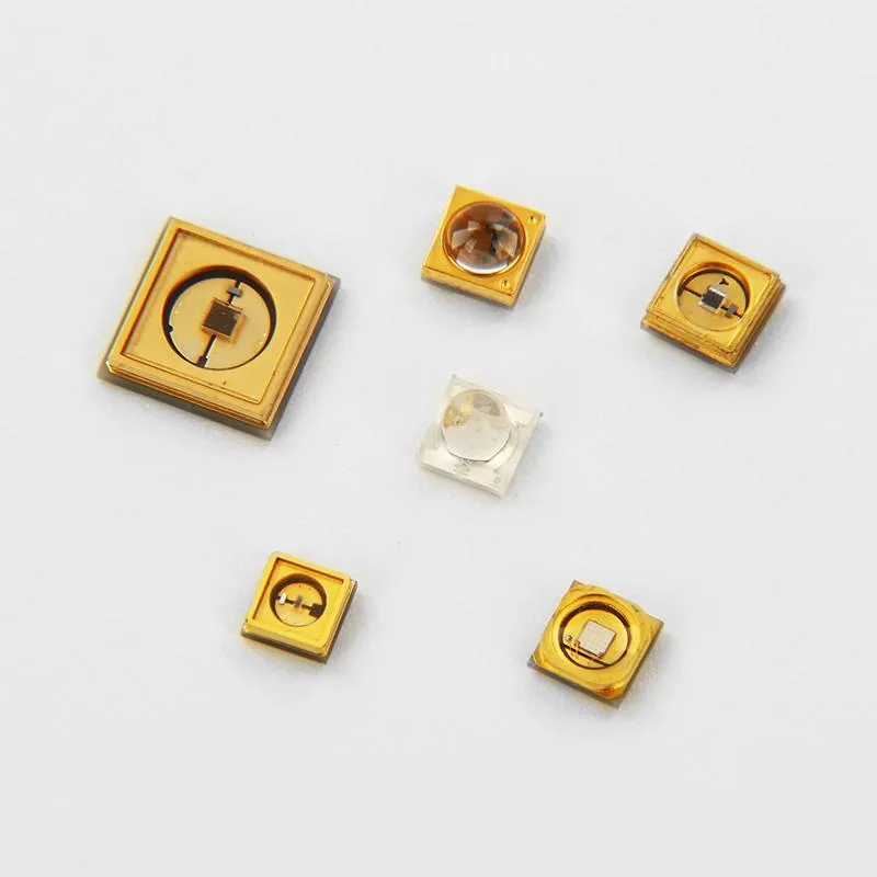 OEM Wholesale 3535 UVC LED 365nm-380nm Ultraviolet Ray 700-1200MW High Power UVA LED Lamp Bead Package