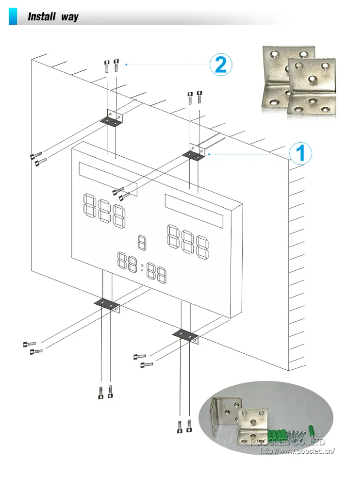 Outdoor Football LED Scoreboard LED Sport Scoreboard for Soccer 7segment LED Digit Football Scoreboard