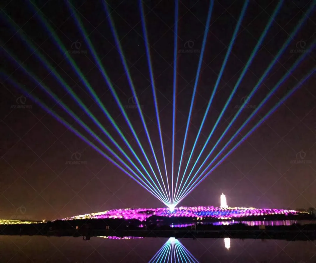 Outdoor Landmark Sky Beam Strong Power 61W RGB Laser Light