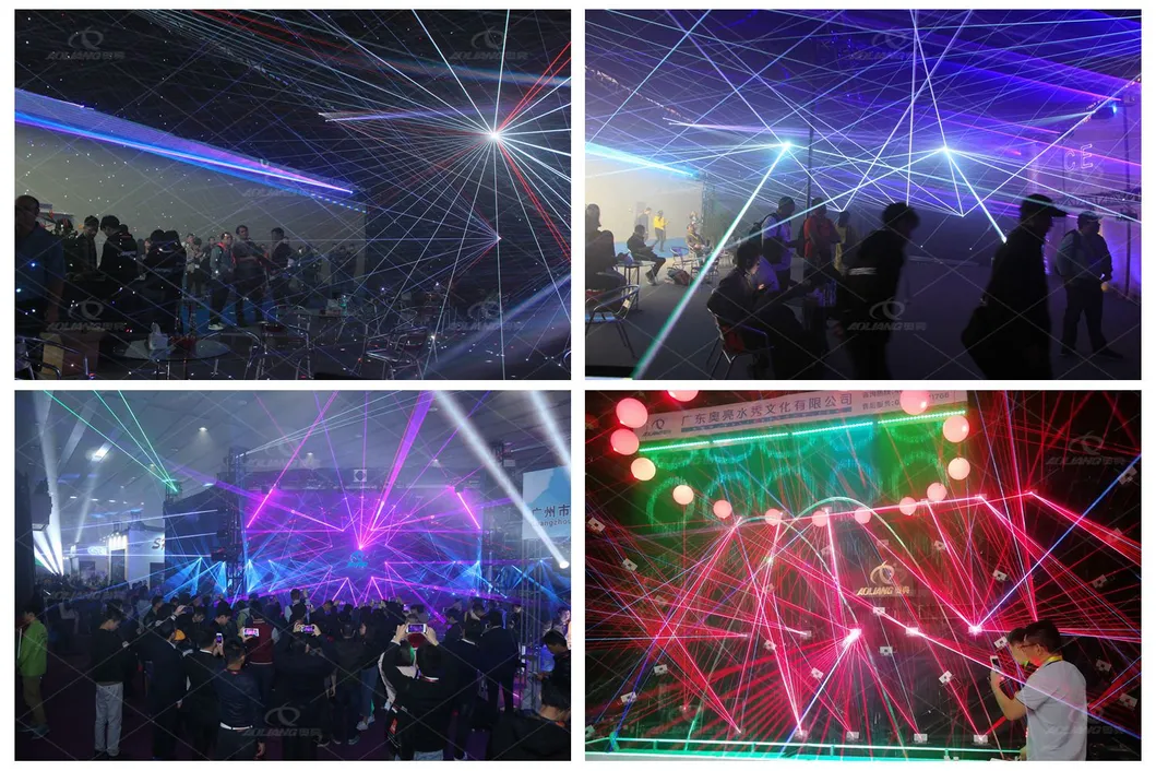 Outdoor Landmark Sky Beam Strong Power 61W RGB Laser Light