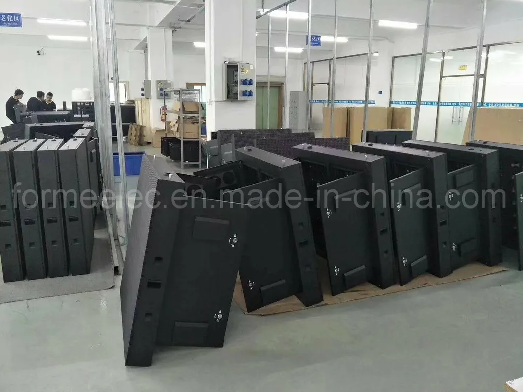 Outdoor P8 LED Display SMD3535 Full Color 1/4scan Iron Cabinet