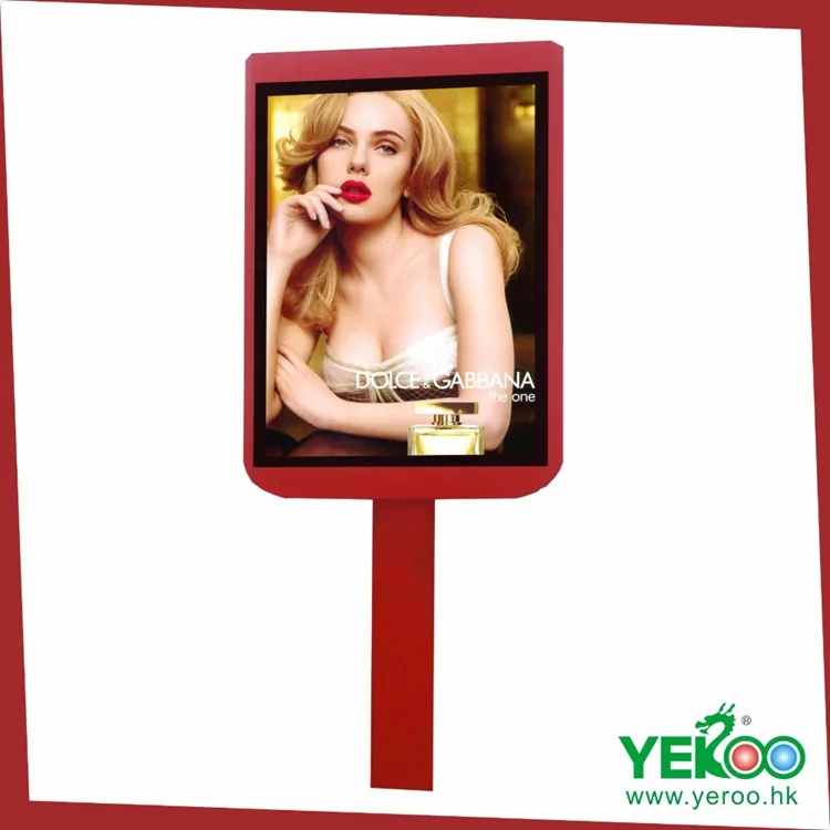 Outdoor Unipole Stand Full Color LED Screen Digital Signage