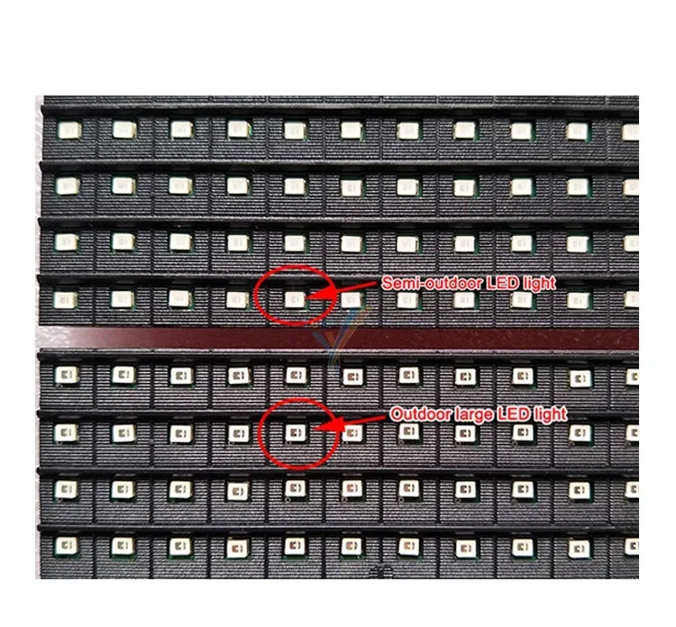 P10 320X160 mm Single Color Green Panel 32X16 Pixel Semi Outdoor Single Color LED Sign Module