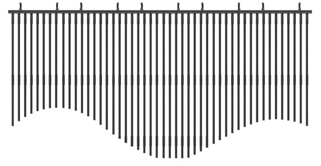 P15 LED Pixel Strip Linear Curtain Creative Display Like Barco Mistrip