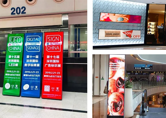 P2.5 Fine Pitch 1920 X 576mm Indoor LED Poster Screen for Shopping Mall