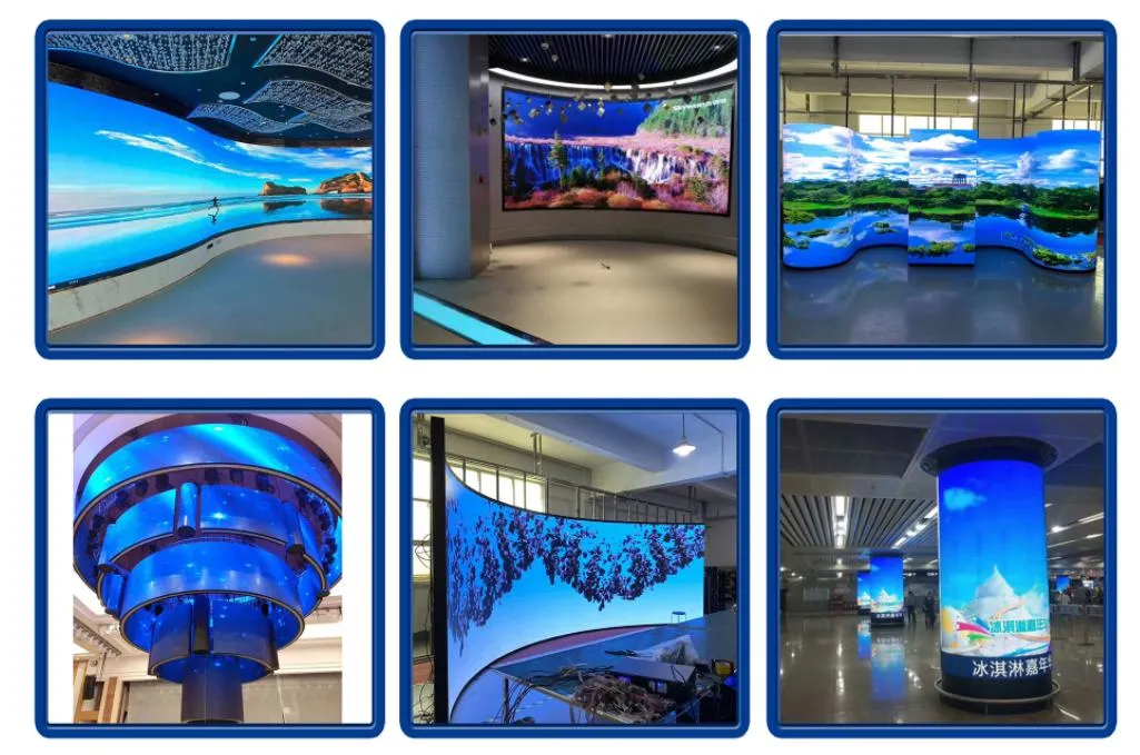 P2.5 Indoor Full Color LED Display Flexible & Soft Modules for Advertising Show