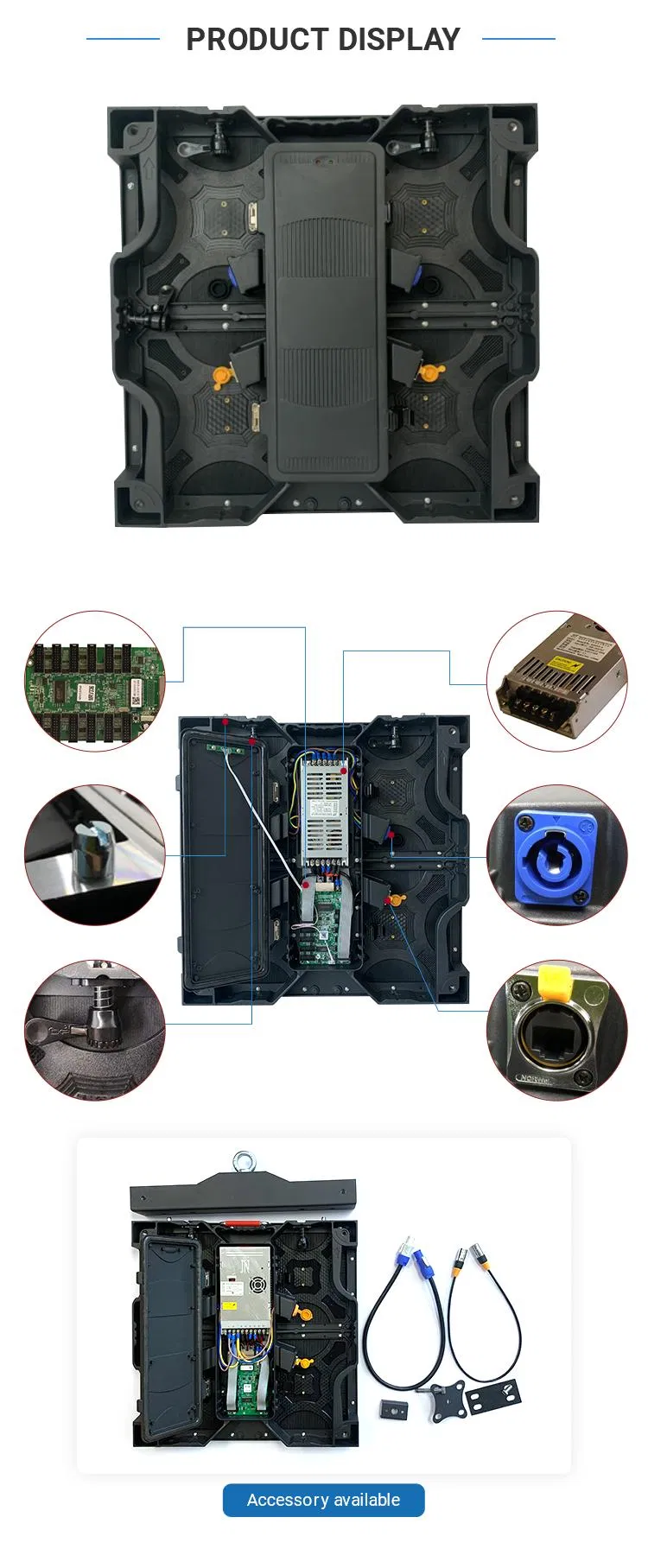 P2.976 Small Pitch LED Display Pantalla 4K 8K Mini Pixel Pitch LED Display Screen Video Wall Panel