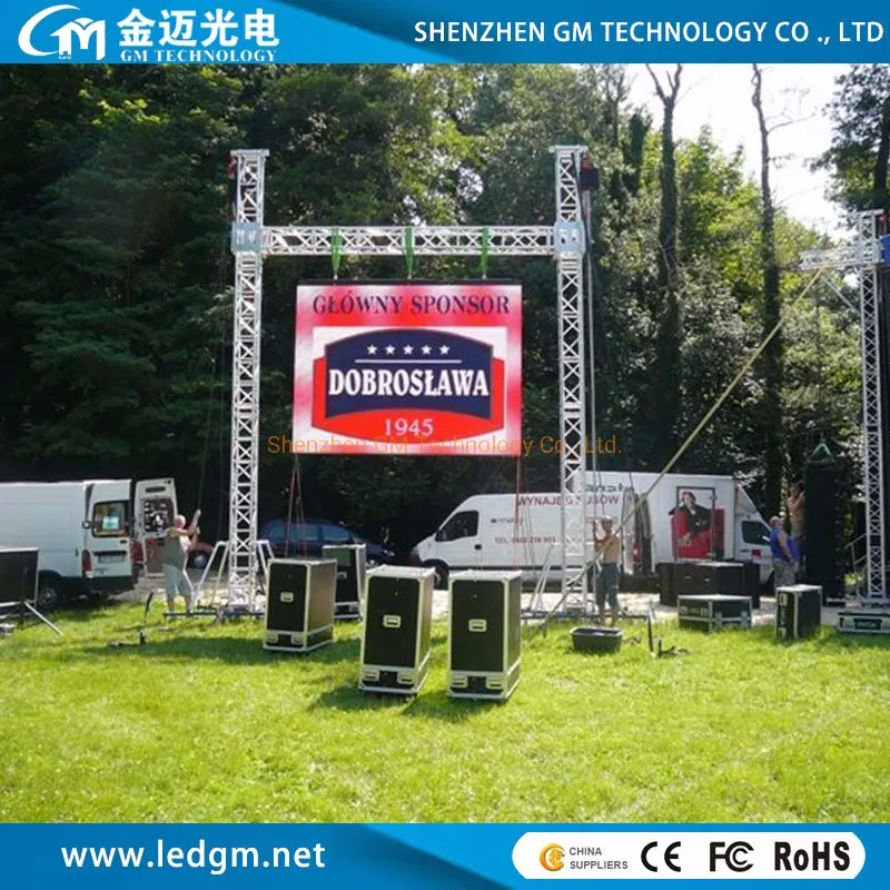 P2.9mm P3.91mm P4.81mm Outdoor SMD Mobile Waterproof Advertising 1g1r1b LED Display Screen for Event/Conference/Rental