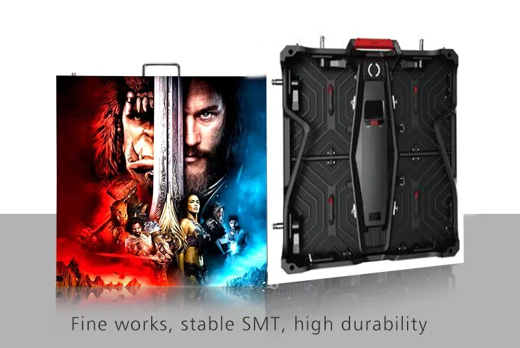 P4.81 Kinglight/Nationstar SMD2121 Lamp 500*1000/500*1000mm Cabinet Indoor Rental LED Screen