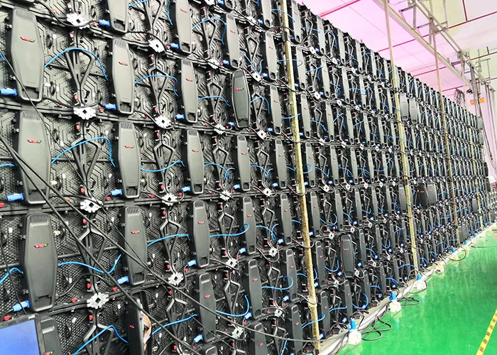 P4.81 Kinglight/Nationstar SMD2121 Lamp 500*1000/500*1000mm Cabinet Indoor Rental LED Screen