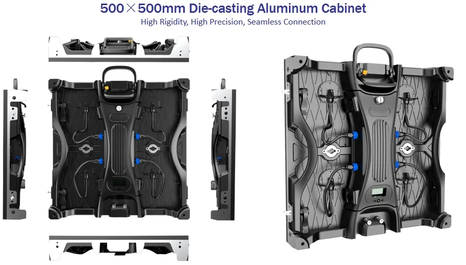 P4.81mm 500*500mm Outdoor Rental LED Display for Event Management Stage Performance