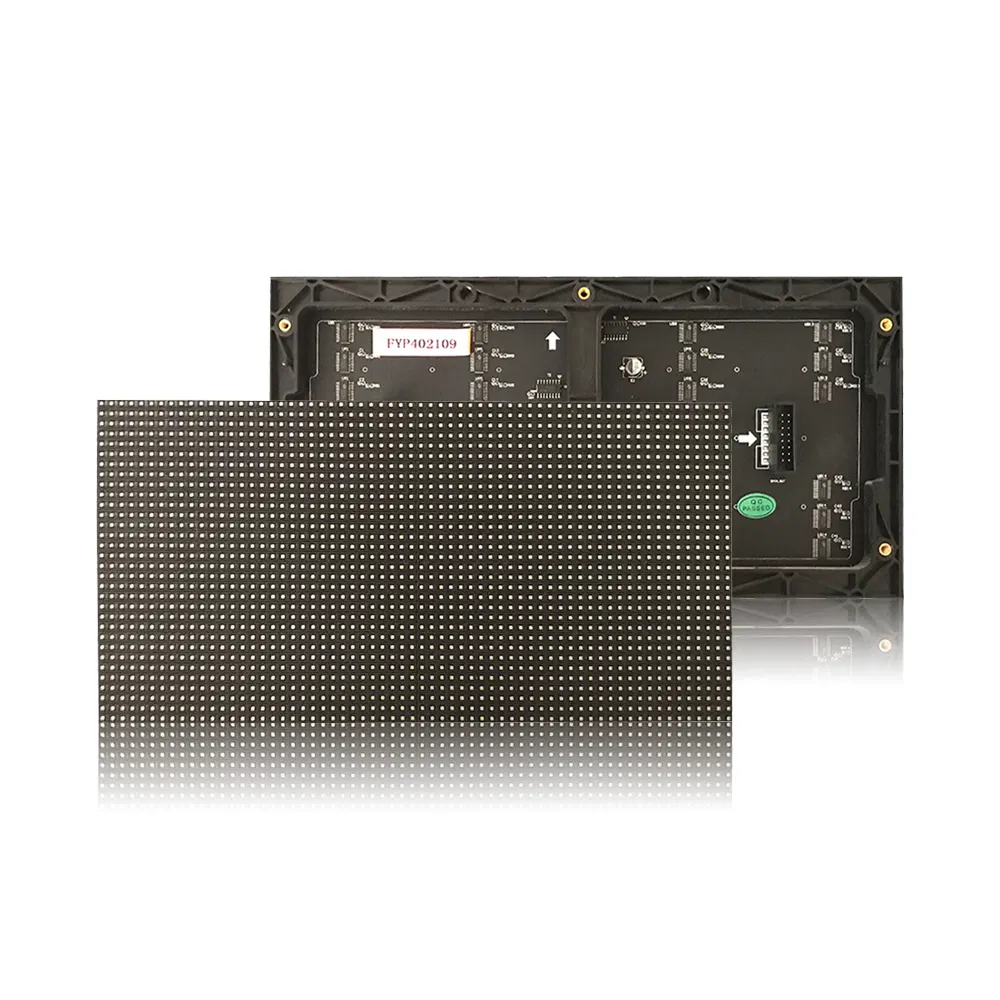 P4 SMD2121 RGB Full Color LED Display Module, Indoor LED Panel, 1/16 Scan 256*128mm, Text, Pictures, Video Show