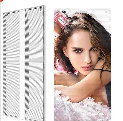 P7.8 High Difinition Transparent LED Screen with 70% Transparency