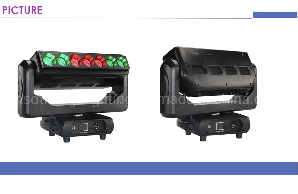 Pixel Bar 7PCS 40W Wash Beam Zoom Moving Head Light