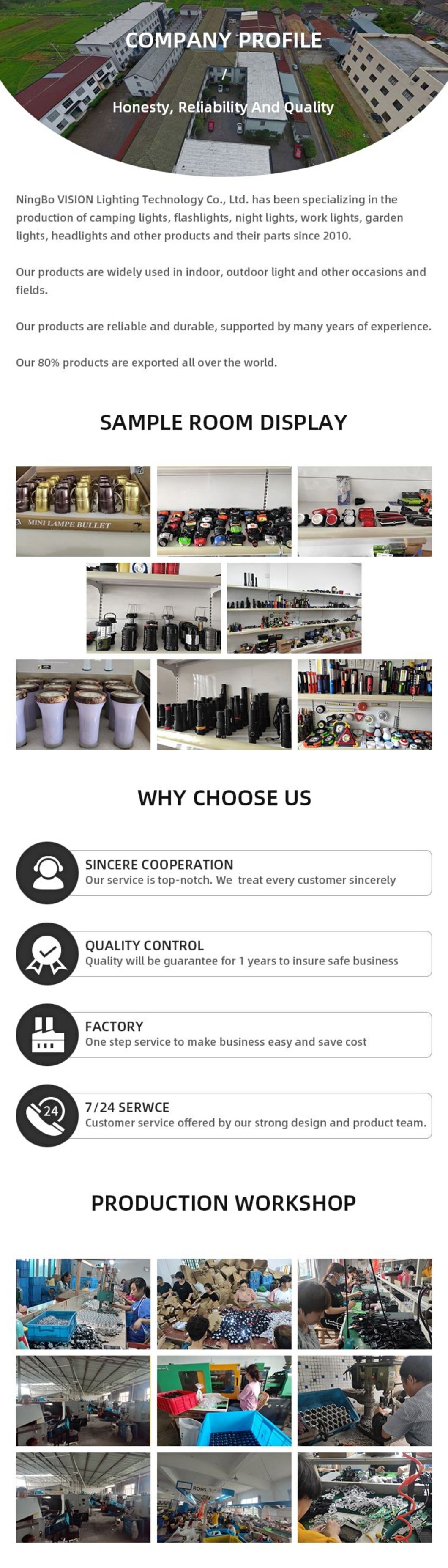 Portable Foldaway Camping Lantern with 3AA Dry Battery