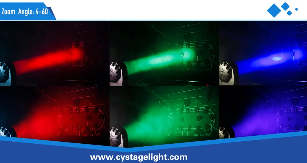 Rainbow Effect 36X15W RGBW Circle LED Controllable Zoom Beam Movers