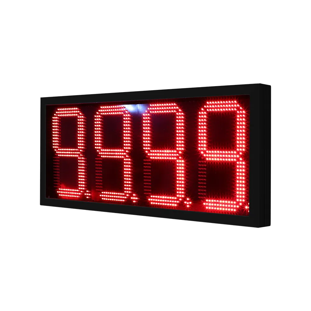 Red/Green/Yellow/White Digit 8888 Outdoor Gas Price LED Display