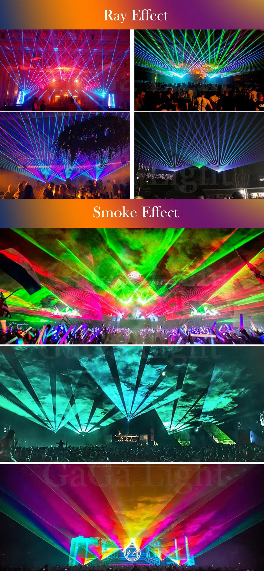 RGB 1W Full-Color Animation Disco Laser Light with Ce Certification (GA-638-RGB1000)