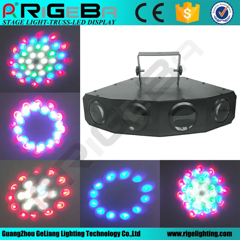 Rigeba Disco DJ LED Double Flower Light/ LED Effect Light for KTV Room
