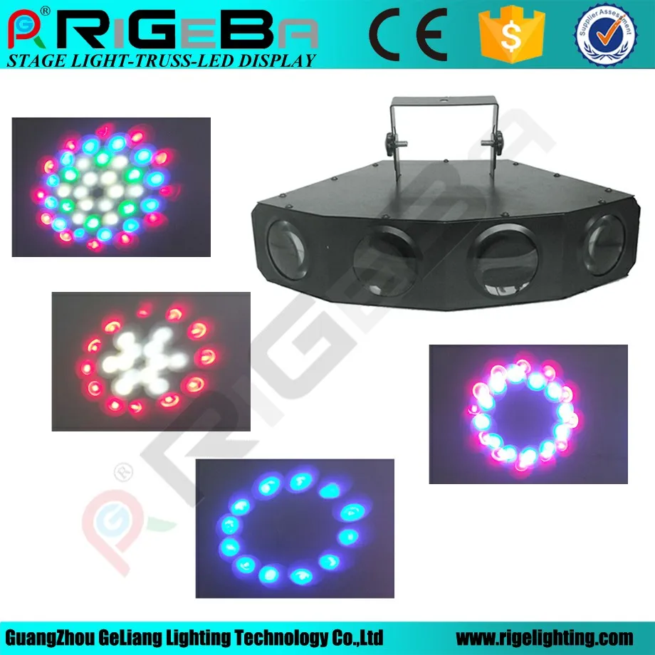Rigeba Disco DJ LED Double Flower Light/ LED Effect Light for KTV Room