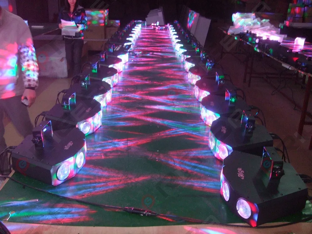 Rigeba Disco DJ LED Double Flower Light/ LED Effect Light for KTV Room