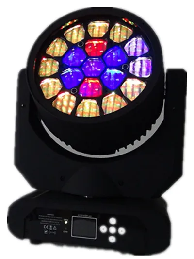 Rigeba Disco DJ Stage LED Stage Lighting 19X12W Beam Moving Head Light for Events