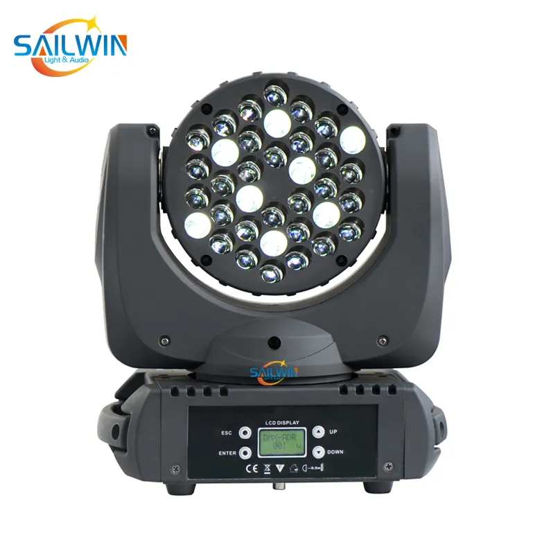 RoHS 36*3W 4in1 RGBW LED Mvoign Head Beam Light with Powercon DMX
