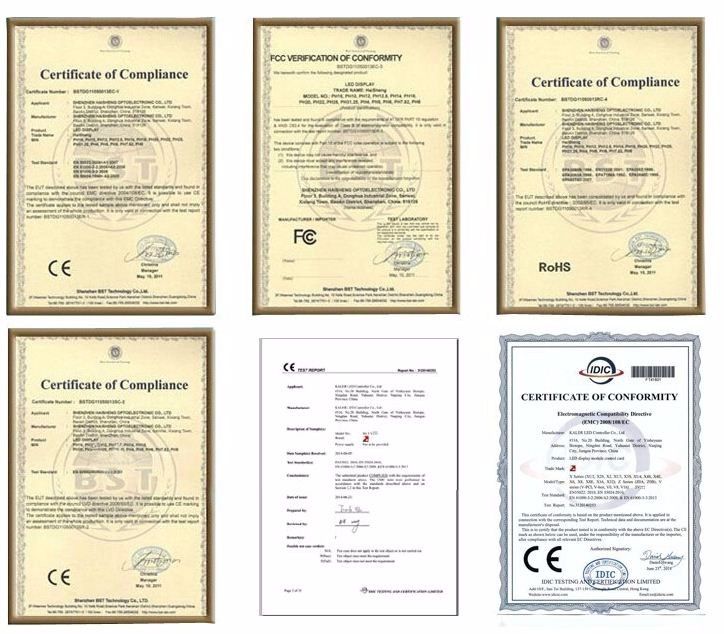 Save Energy Magnet Front Service Indoor SMD1515 P1.875 LED Display Screen