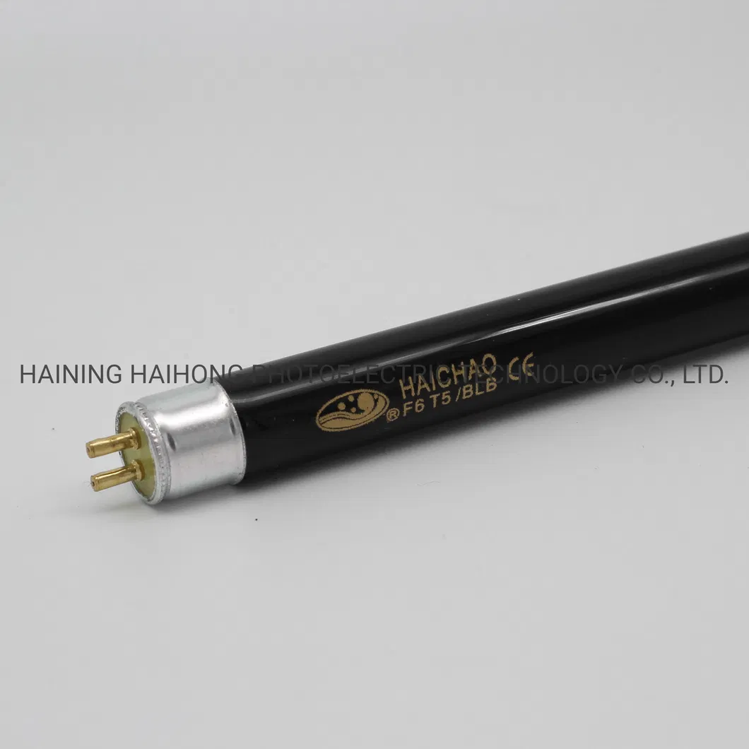 T5 6W UV Black Light Blue Lamp F6t5/BLB for Checking Money with CE Rosh (365NM-BLB-G5)