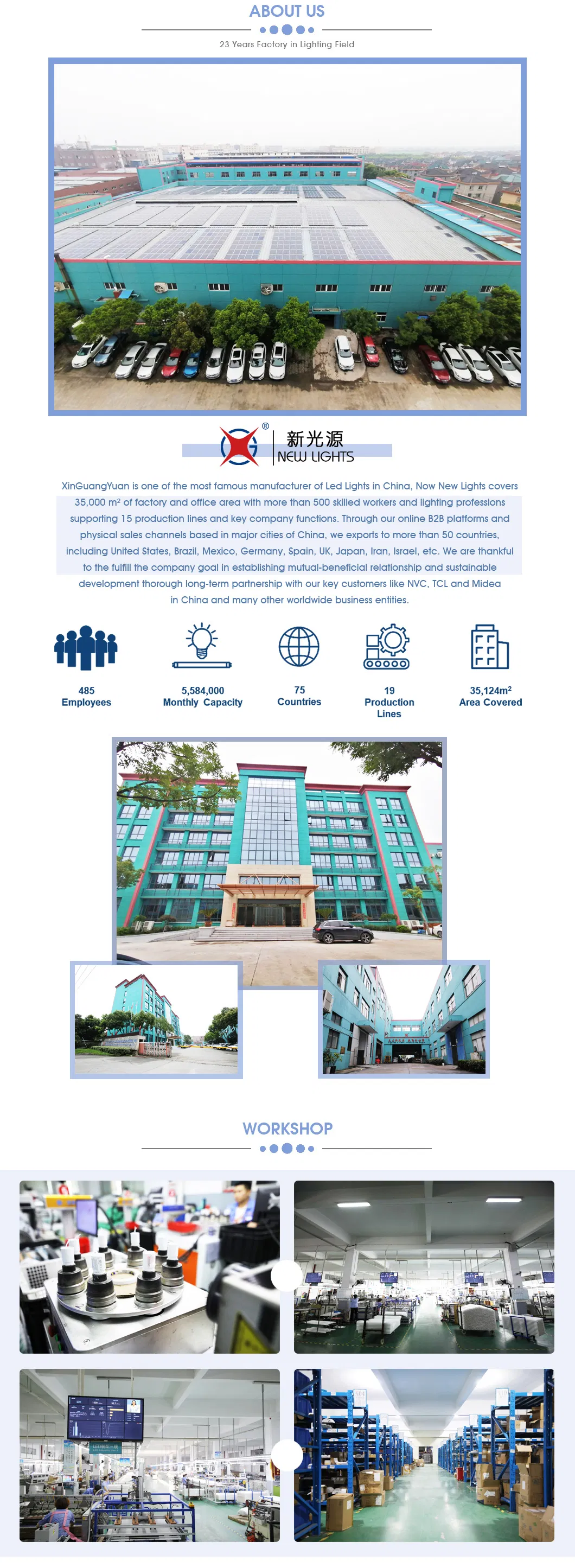 T8 G13 Alu Holder Fluorescent Glass Tube