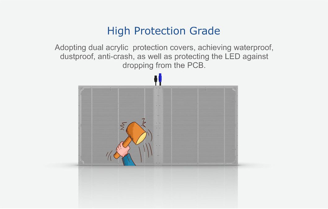 Transparent LED Display Glass LED Screen for Outdoor Advertising