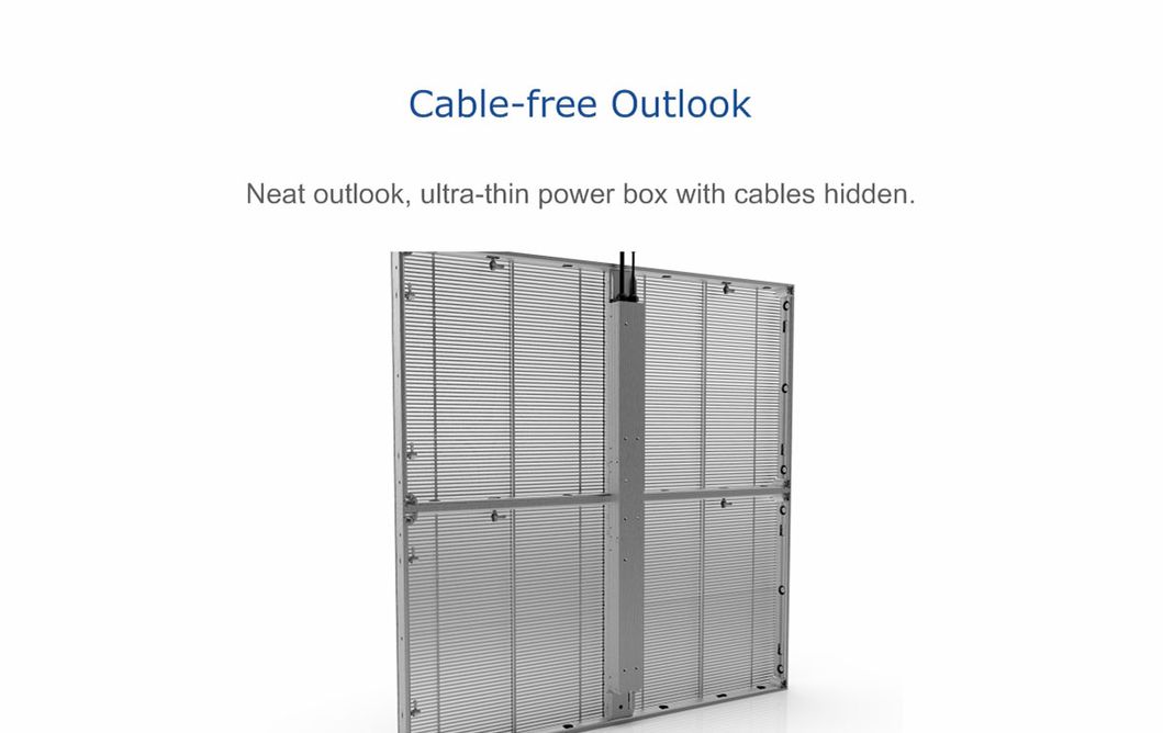 Transparent LED Display Glass LED Screen for Outdoor Advertising