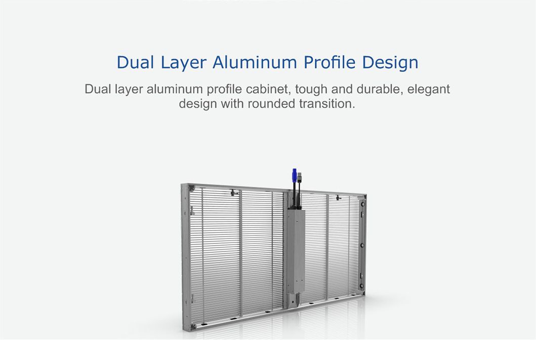 Transparent LED Display Glass LED Screen for Outdoor Advertising