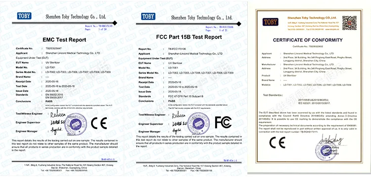 Ultraviolet Disinfection Portable LED UV Sterilizer Wand
