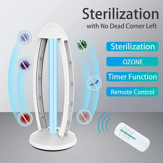 UV Sterilization Light Ultraviolet Light 360 UV Germicidal ABS Lamp