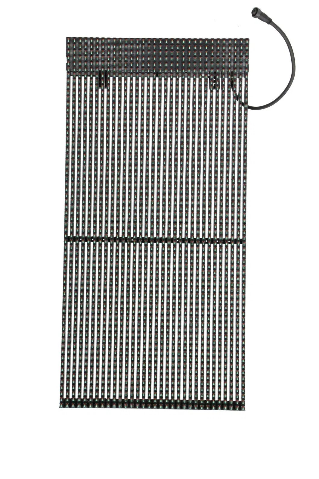 Wall-Mounted Outdoor Transparent LED Curtain Advertising Display Screen