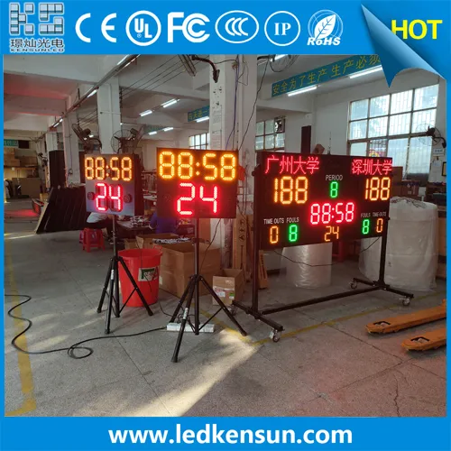 Waterproof Digital LED Board Number Score Change Basketball LED Scoreboard