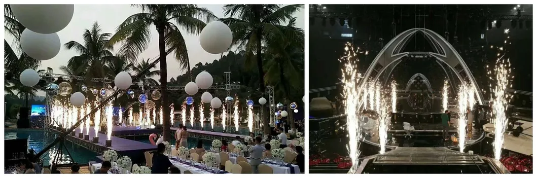 Wedding Party DMX512 Fall Cold Firework Spark Flame Machines