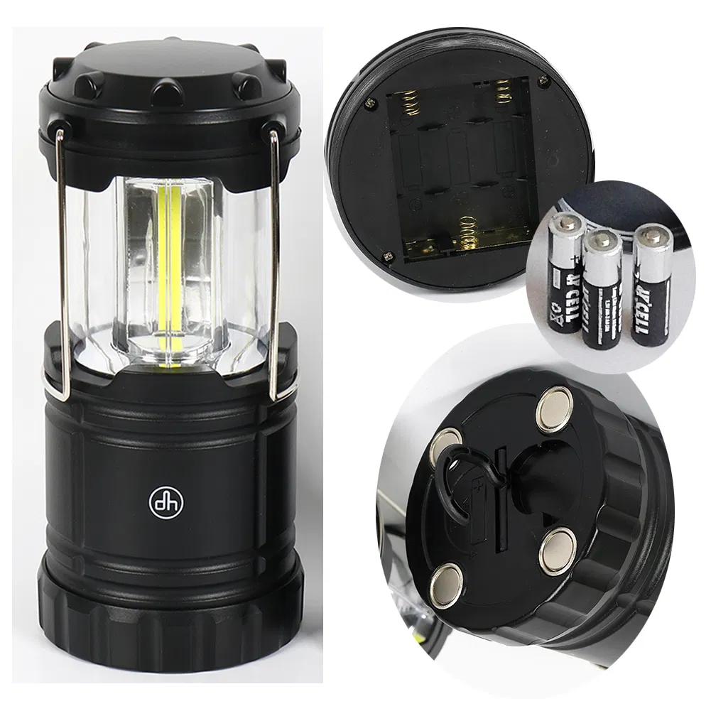 Yichen Portable Solar Rechargeable Camping Light Lantern with Power Bank