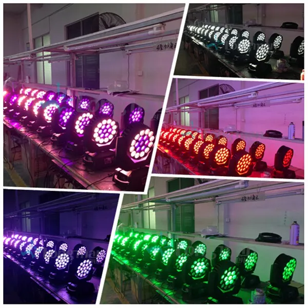 Zoom 19X15W Full RGBW LED Moving Head Wash Beam Light